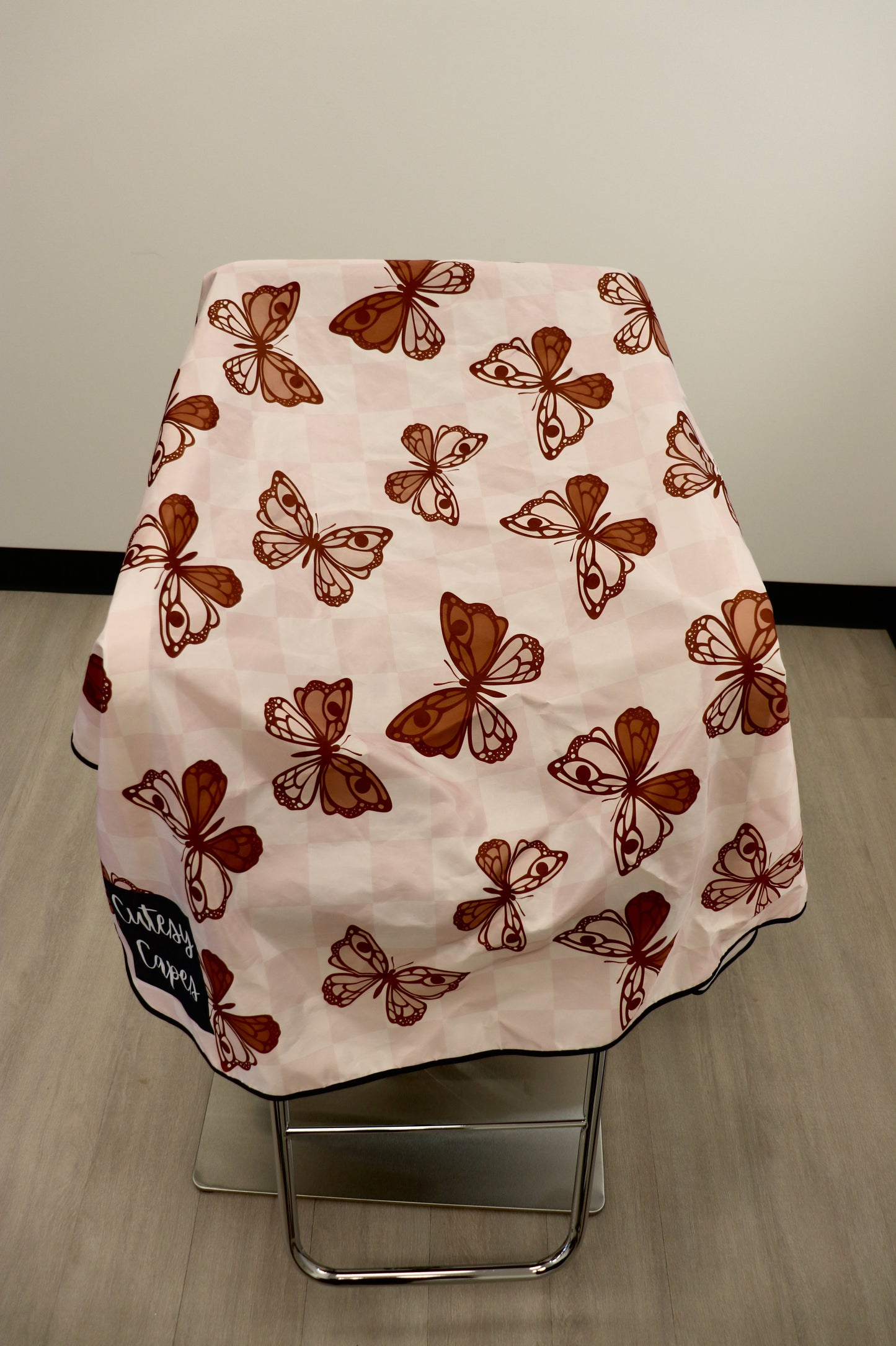 Checkered Butterfly Cutting Cape